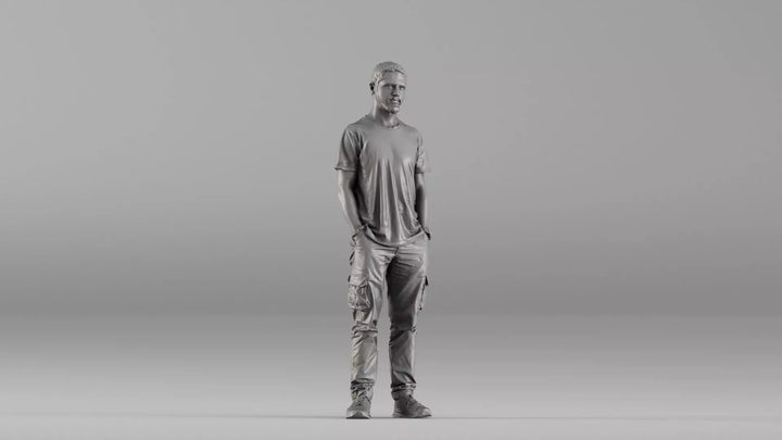MM1346 Casual Male Hands in Pockets