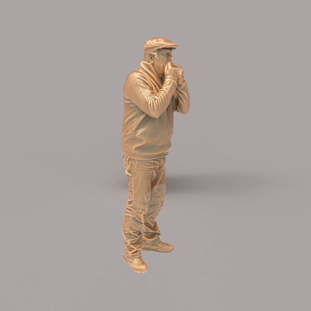 132s-0041 Whistling Farmer/Shepherd Figure