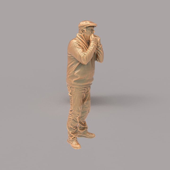 132s-0041 Whistling Farmer/Shepherd Figure