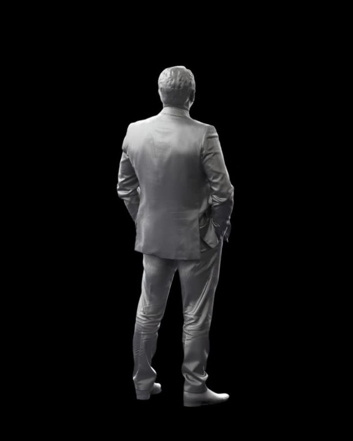 S3Ds0097 Male Wearing Suit Figure