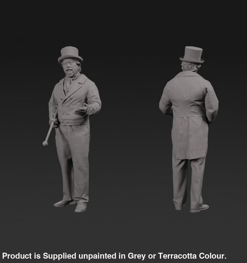 132s-0107 Victorian Male Figure