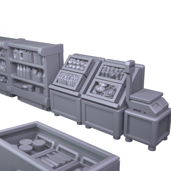 DS018 Grocery Shop Furniture