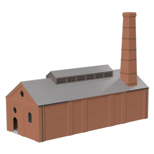 HM506A – Gas Works Retort House N Scale