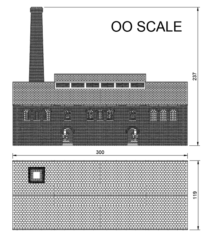 HM506A – Gas Works Retort House N Scale