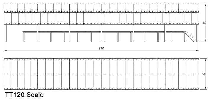 HM813G – GWR Carriage Shed N Scale