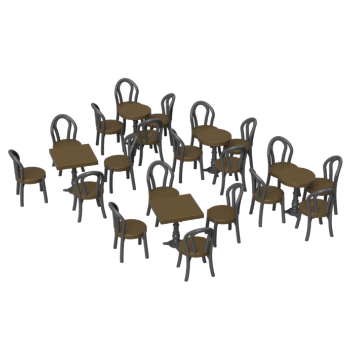FO120A – Cafe Furniture OO/HO Scale