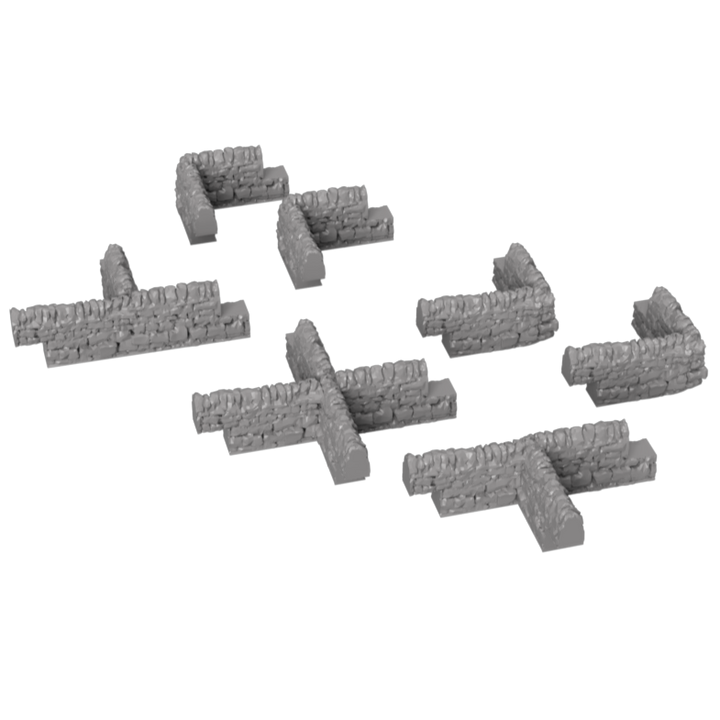 FO303B – Stone Wall Corners OO/HO Scale