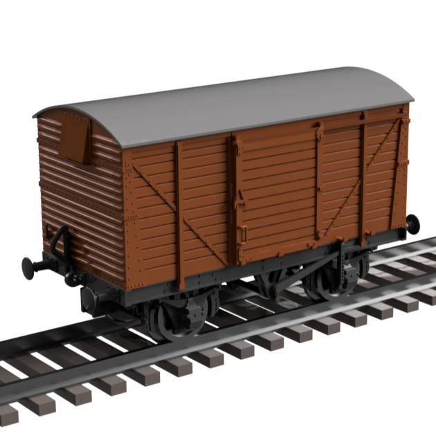 HPC605A – 5x BR 12 Ton Box Van Pack N Scale
