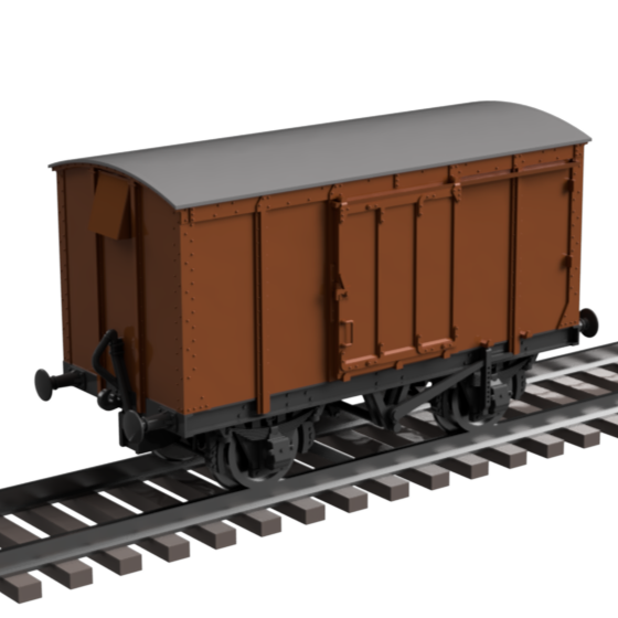 HP605C – BR (ex. LMS) 12 Ton Box Van N Scale