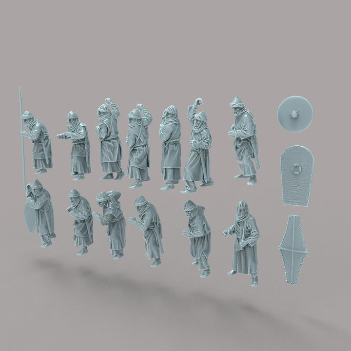 REM0067 Medieval Moorish Spearmen