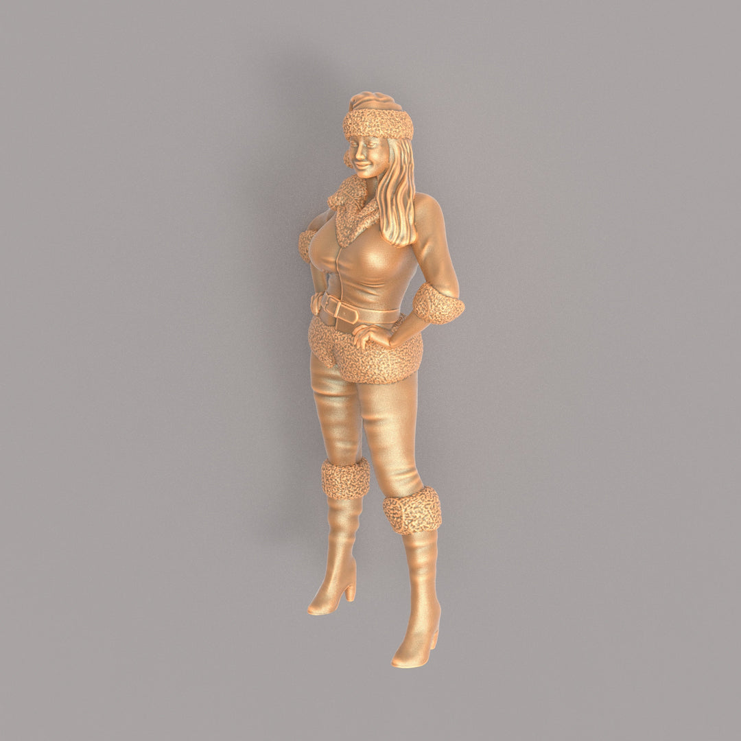 MM515 Female in Santa Claus Clothes