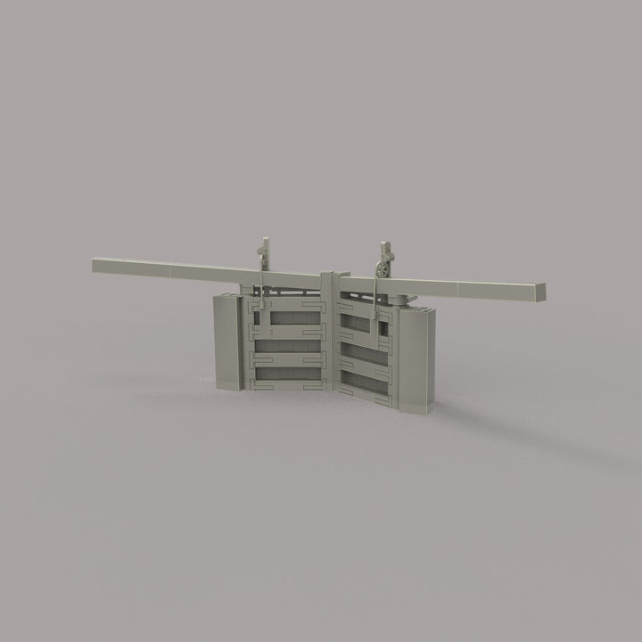 PJD031C Model Railway Canal Lock Gate C