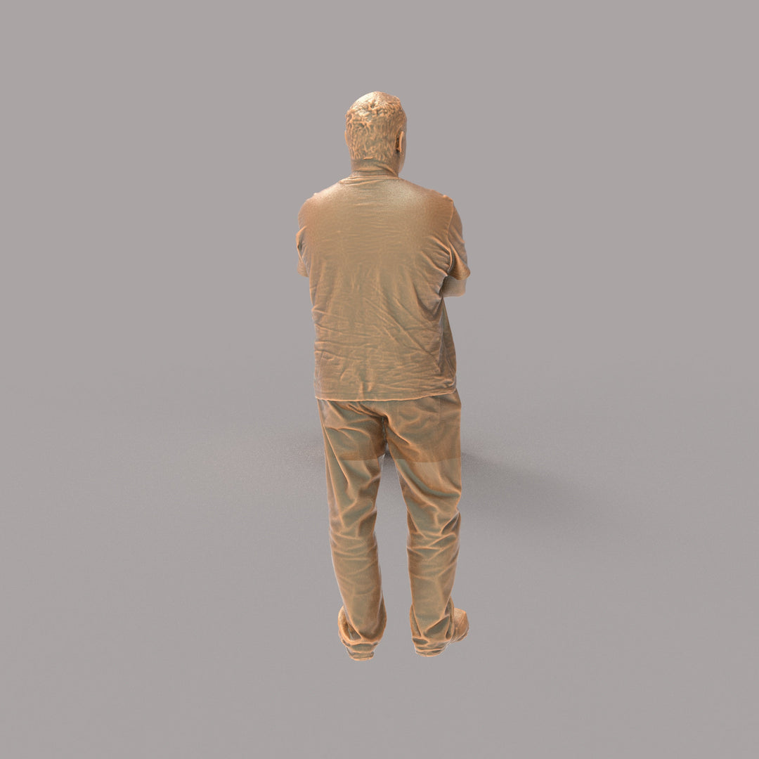 MM507 Cross looking Older Male