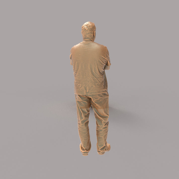 MM507 Cross looking Older Male