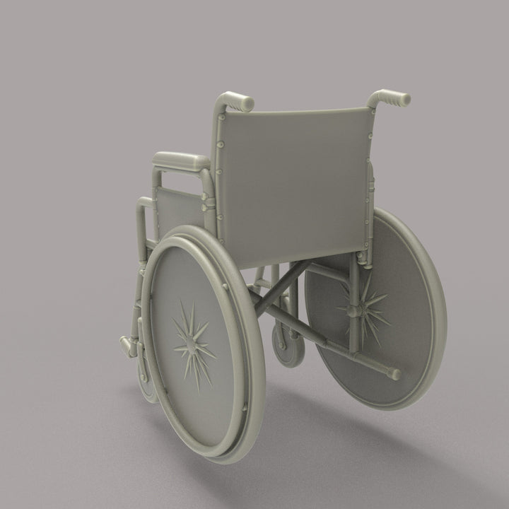 MM1212 Old man sitting in a wheel chair
