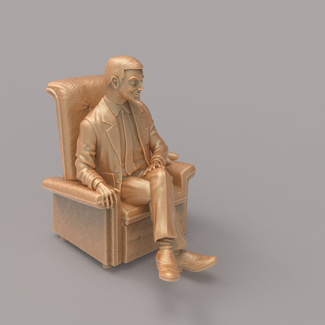 MM1305 Mr Bean in Chair