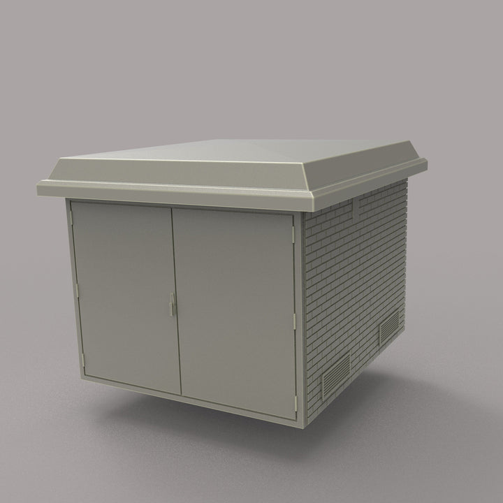 PJD065 Model Railway Electricity Substation Building