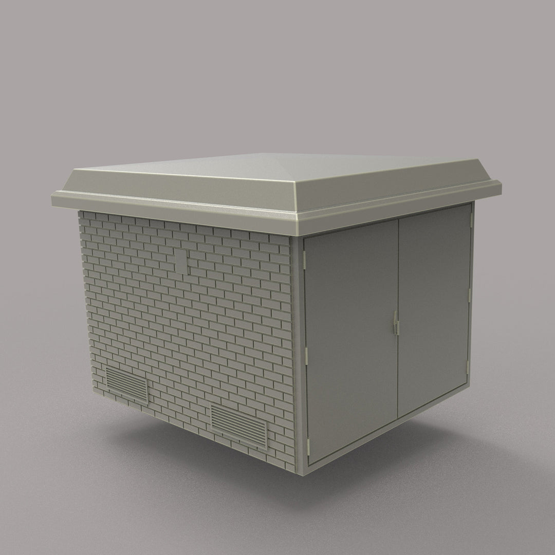 PJD065 Model Railway Electricity Substation Building
