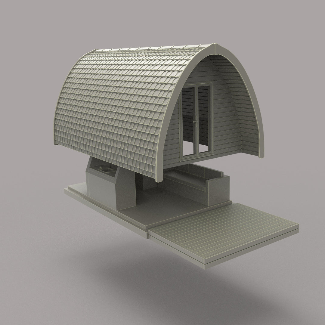 PJD068 Model Railway Glamping Pod