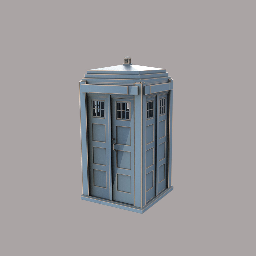 PJD079 Model Railway Police Box