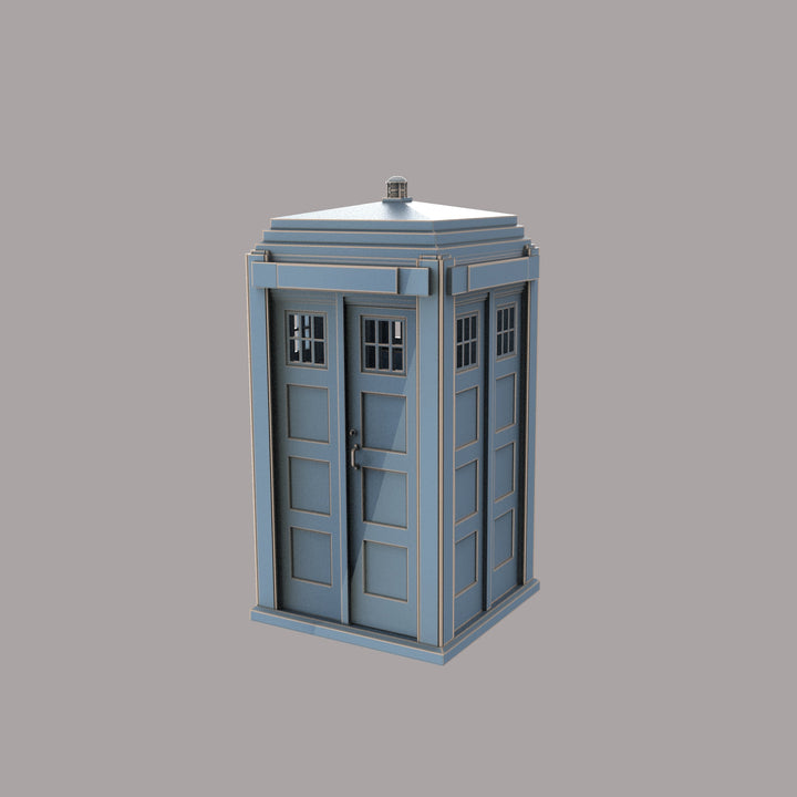 PJD079 Model Railway Police Box