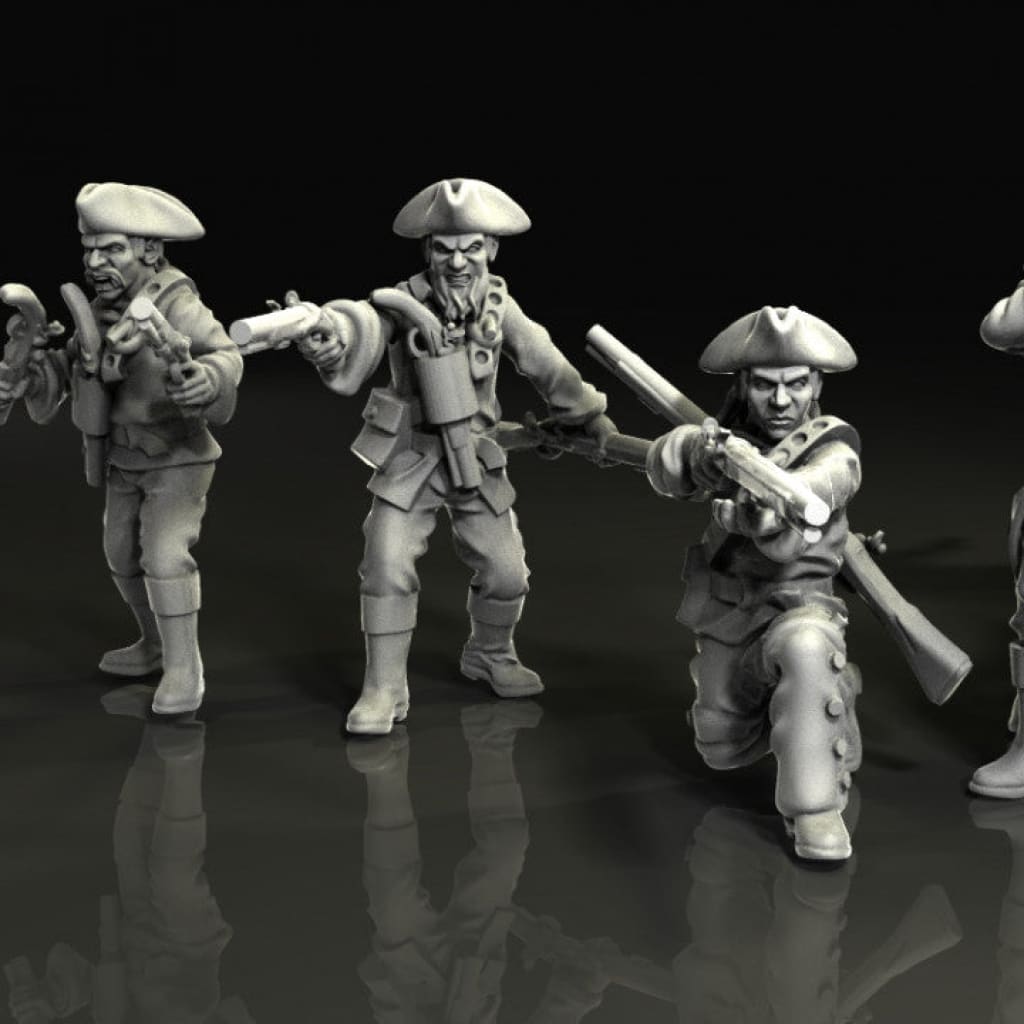 BCM007 1750 Colonial militas 28mm Figure