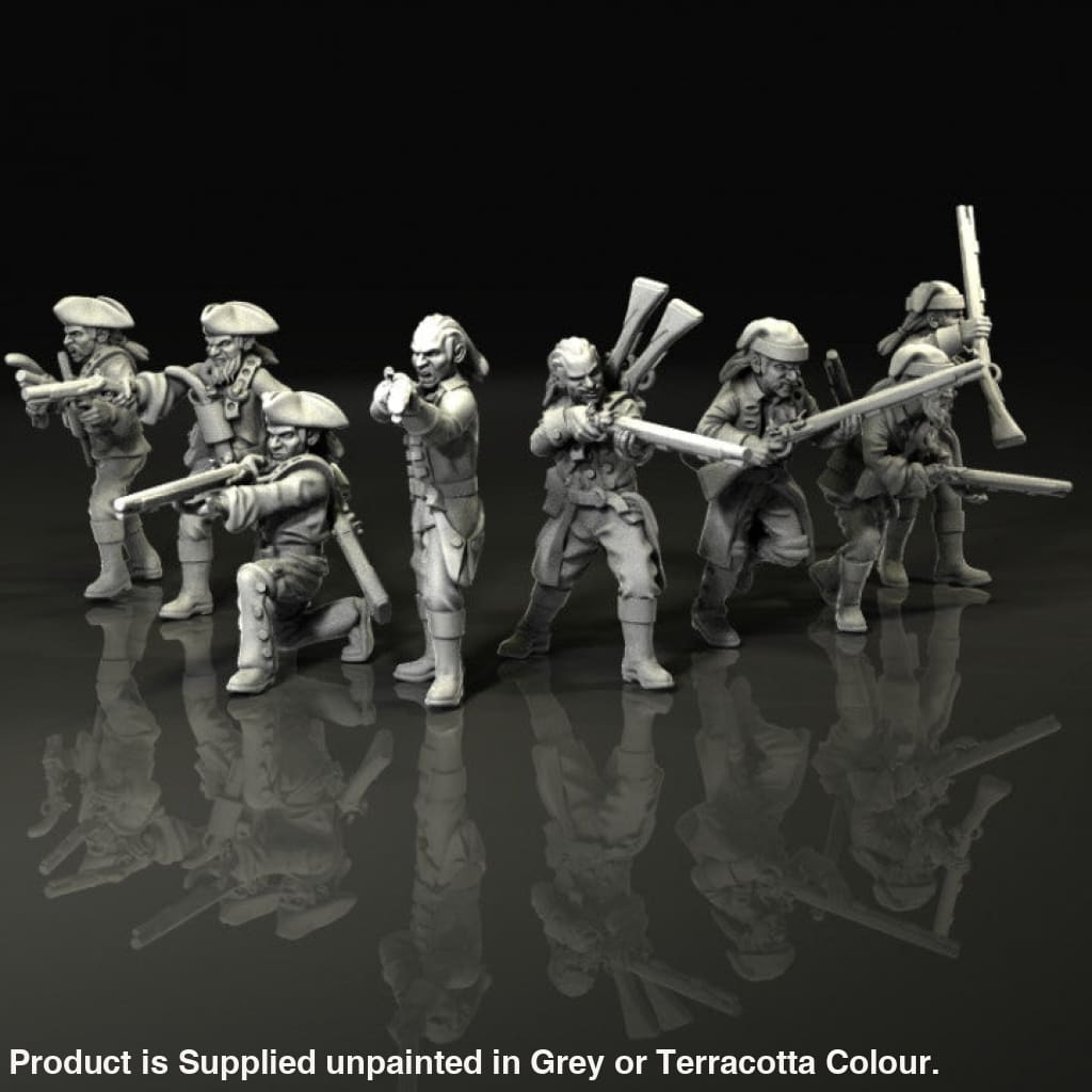 BCM007 1750 Colonial militas 28mm Figure