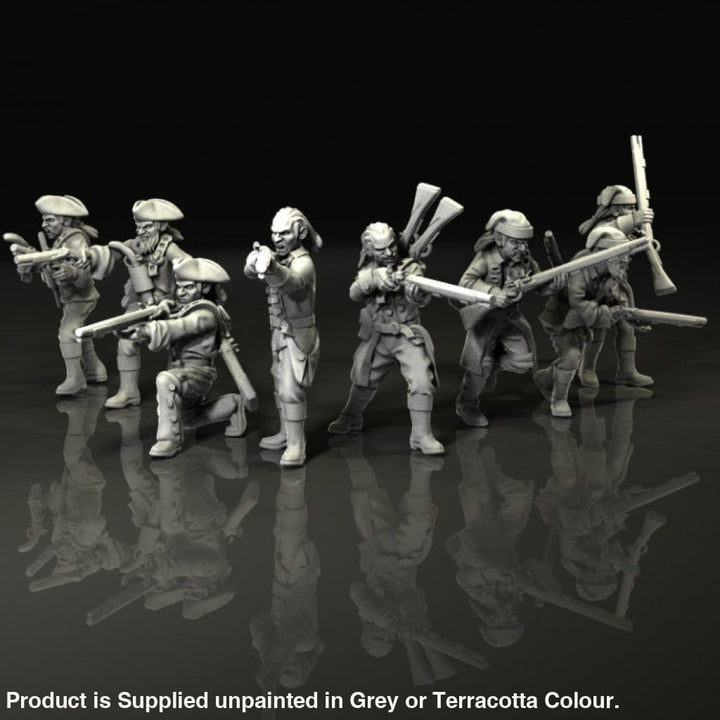 BCM007 1750 Colonial militas 28mm Figure