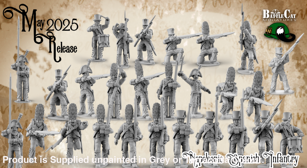 BCM013 Napoleonic Spanish Infantry Figure