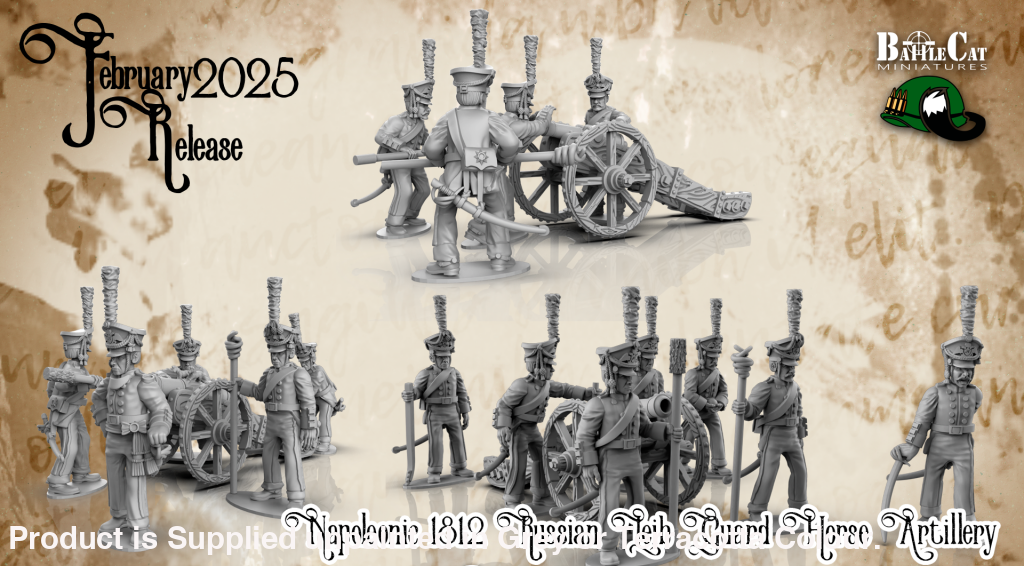 BCM024 1812 Russian Leib Guard Horse Artillery 28mm Figure