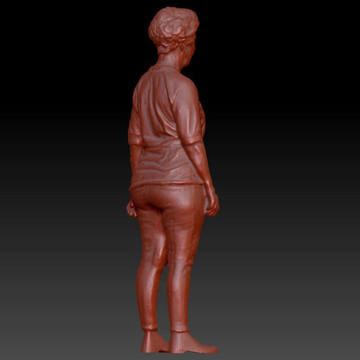 Older Lady Standing And Gossiping Dsp024 Figure