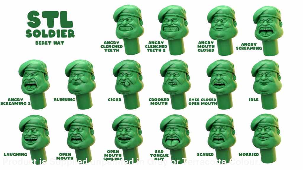 Fat Army - Beret Please leave notes on order for the one or ones you want 0.99 each Figure