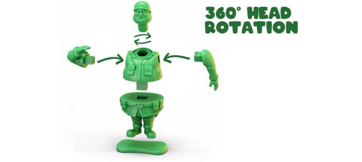 Fat Army - Heads With Helmet Please leave notes on order for the one or ones you want 0.99 each Figure