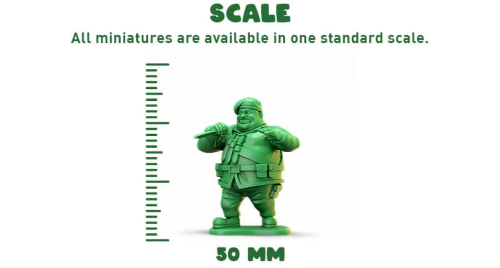 Fat Army - Heads With Helmet Please leave notes on order for the one or ones you want 0.99 each Figure