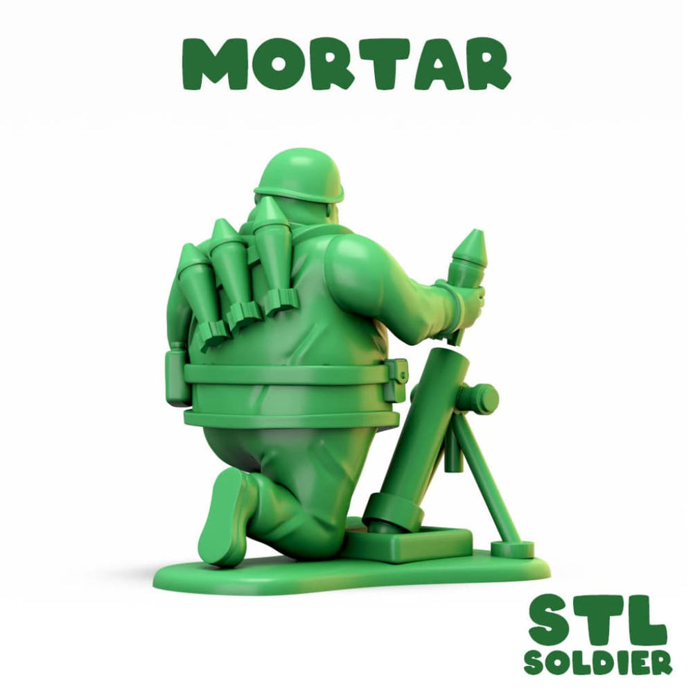 Fat Army - Mortar Figure