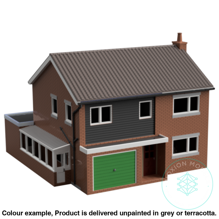 Fm001 – Detached House Oo/Ho Scale Oo Building