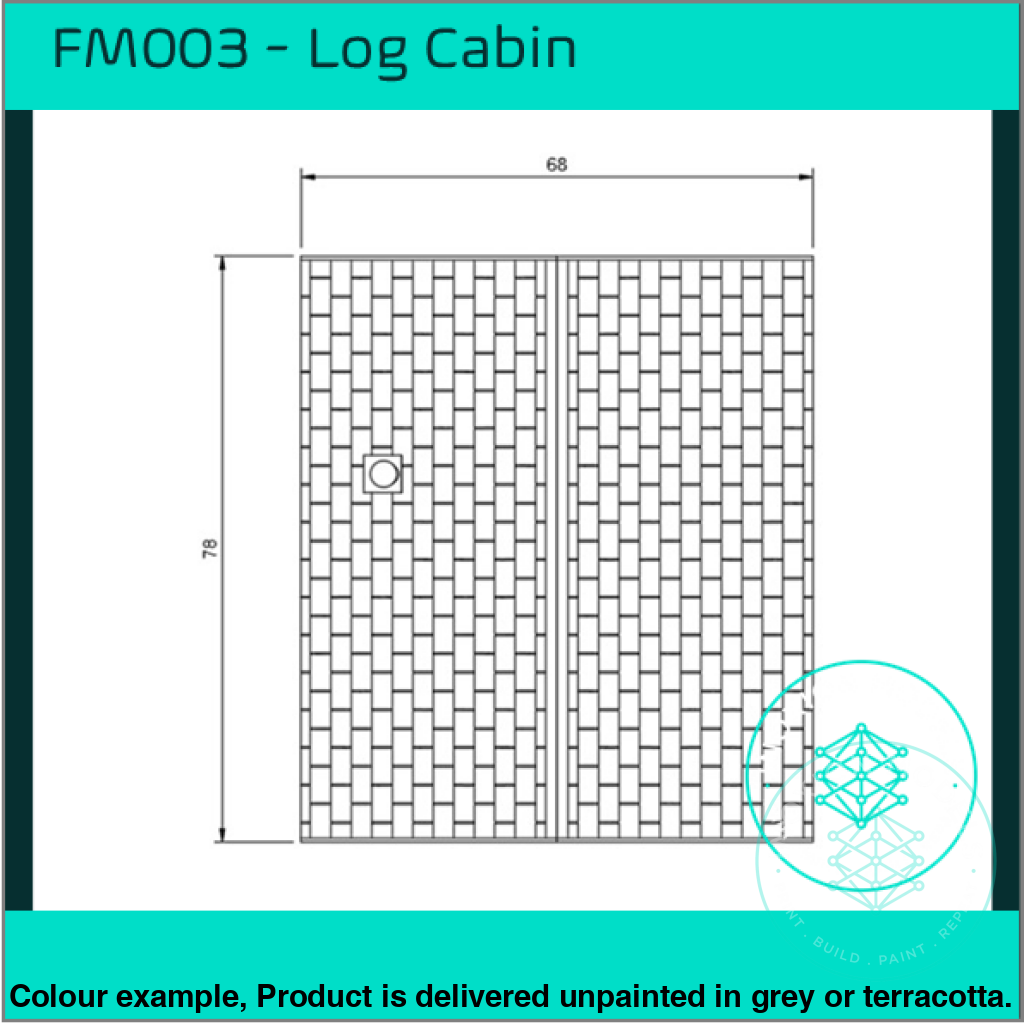FM003 – Log Cabin OO Scale