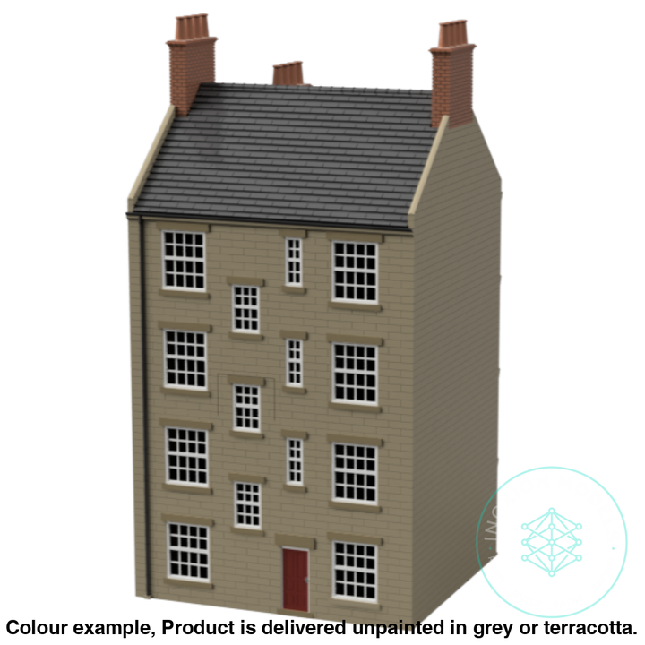 Fm005 – Tenement Building Ho/Oo Scale Oo