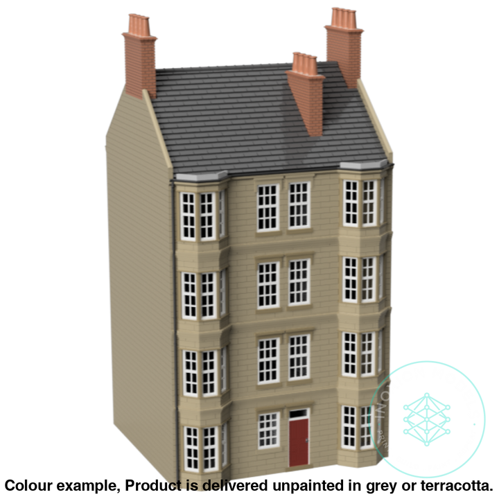 Fm005 – Tenement Building Ho/Oo Scale Oo