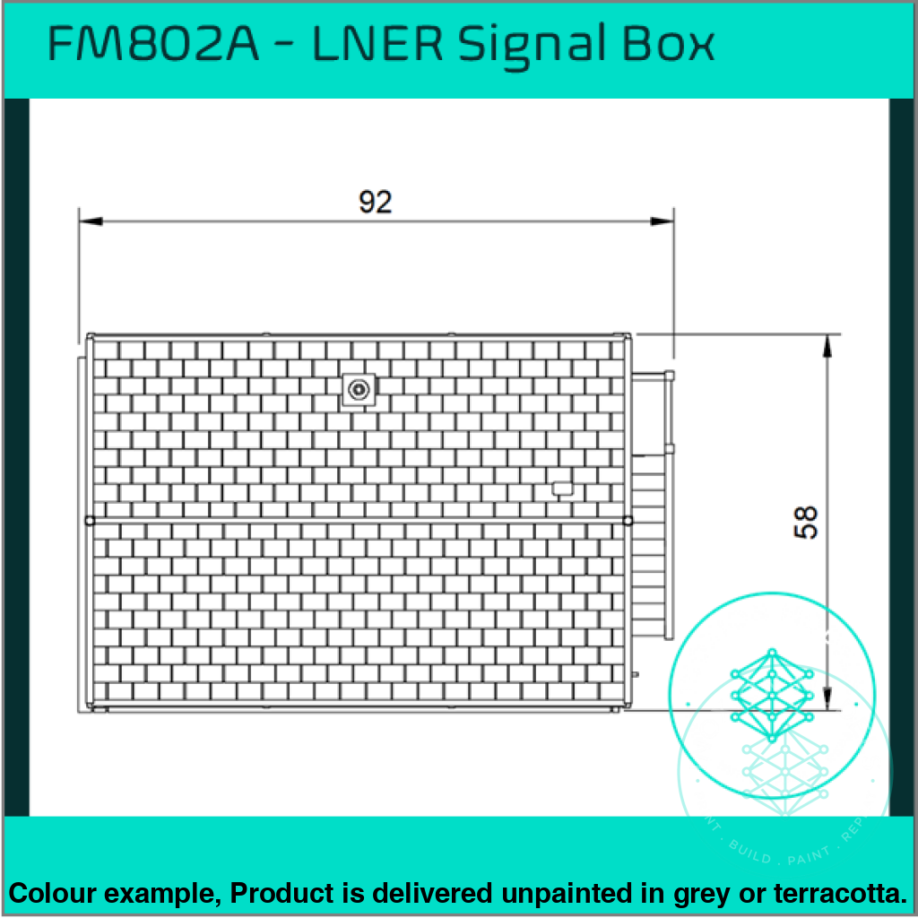 Fm802A – Lner Signal Box Oo/Ho Scale Oo Building