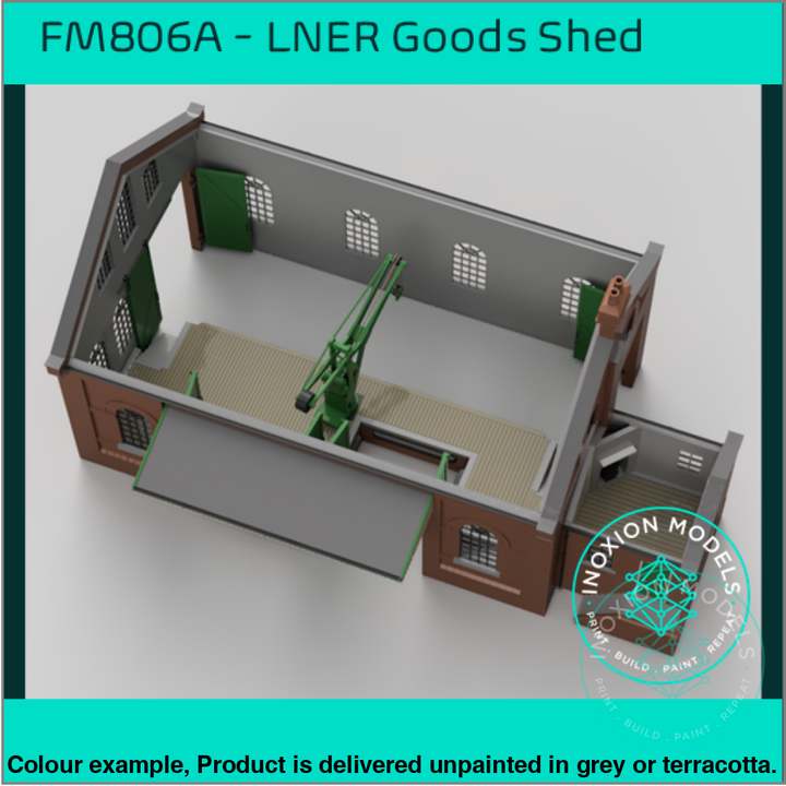 Fm806A – Lner Goods Shed Oo/Ho Scale Oo Building