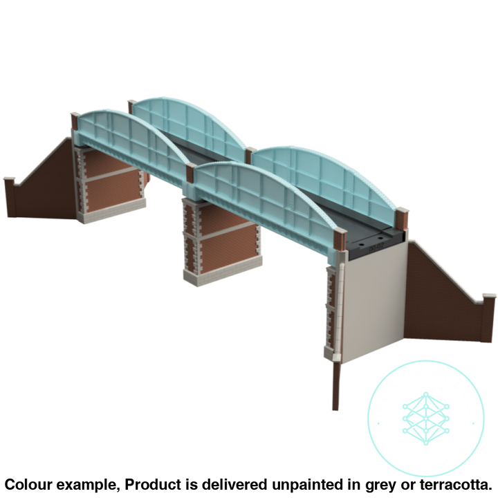 Fm912 – Single Track Girder Bridge Oo Scale Building