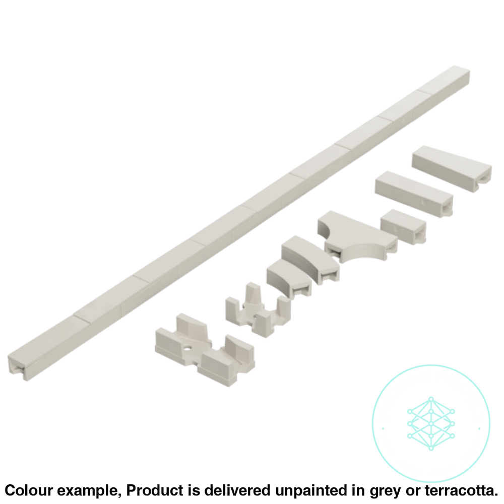 Fo607A – Concrete Cable Channels Oo/Ho Scale Oo Accessory