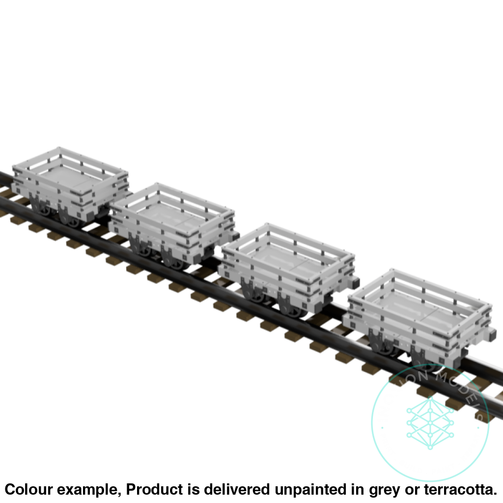 Fp752B – Talyllyn Slate Wagon Pack Oo9 Gauge Oo Scale Rolling Stock