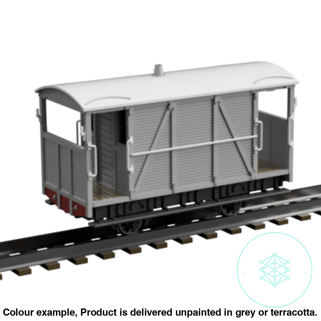 Fp755A – C&Mlr Brake Van Oo9 Gauge Oo Scale Rolling Stock