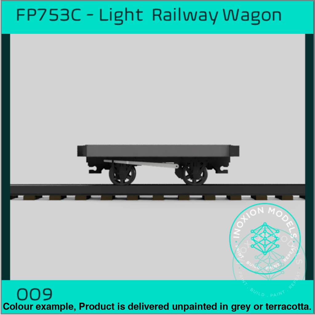 Fpc753C – 4X Light Railway Wagon Pack Oo9 Gauge Oo Scale Rolling Stock