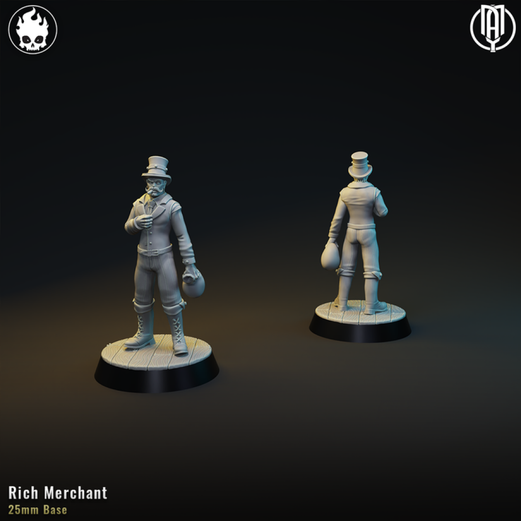 GG031 Rich Merchant Medieval