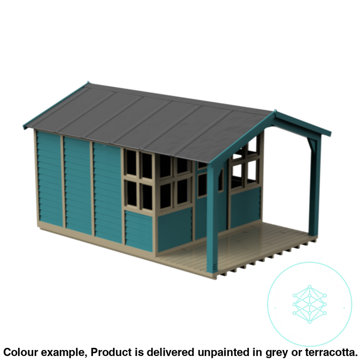 Gm000A – Cabin/Garden Shed Tt120/3Mm Scale Tt Building