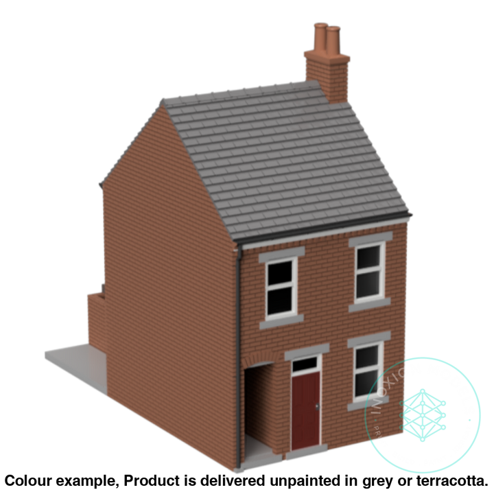 Gm008A – Terrace House W Close Tt120/3Mm Scale Tt Building