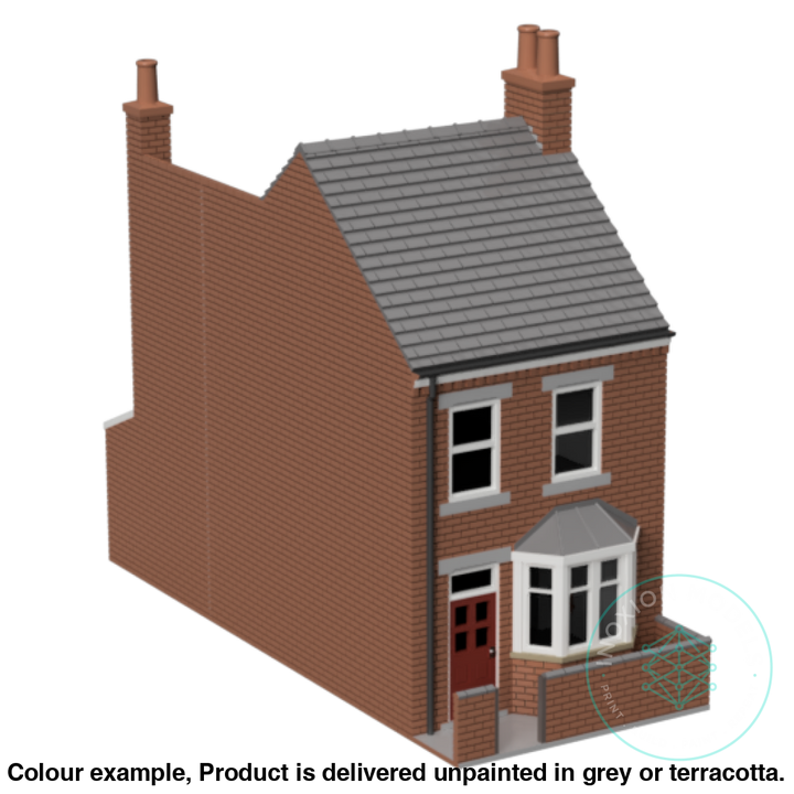 Gm010A – Terrace House Tt120/3Mm Scale Tt Building